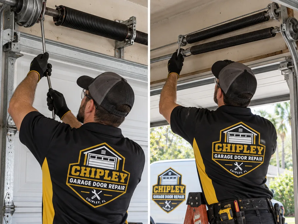 Comparison of residential torsion and extension garage door spring systems